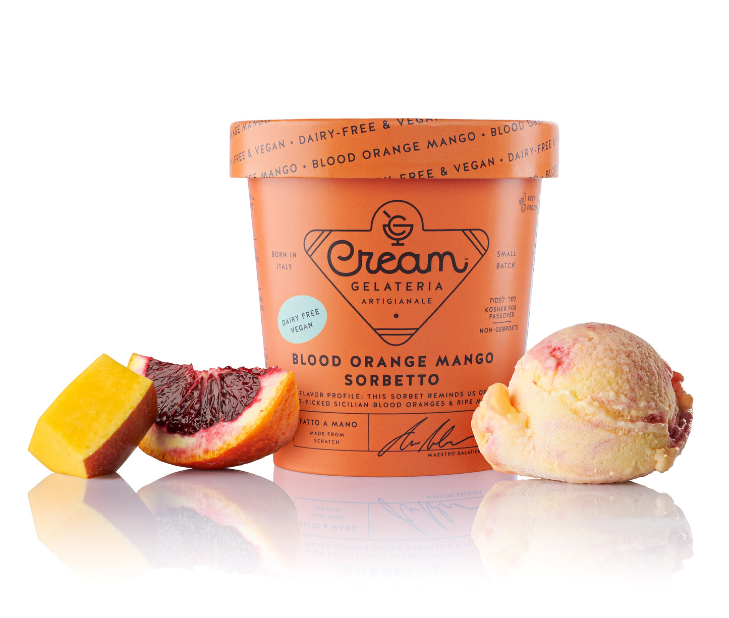 KFP Parve Blood Orange Mango Sorbetto