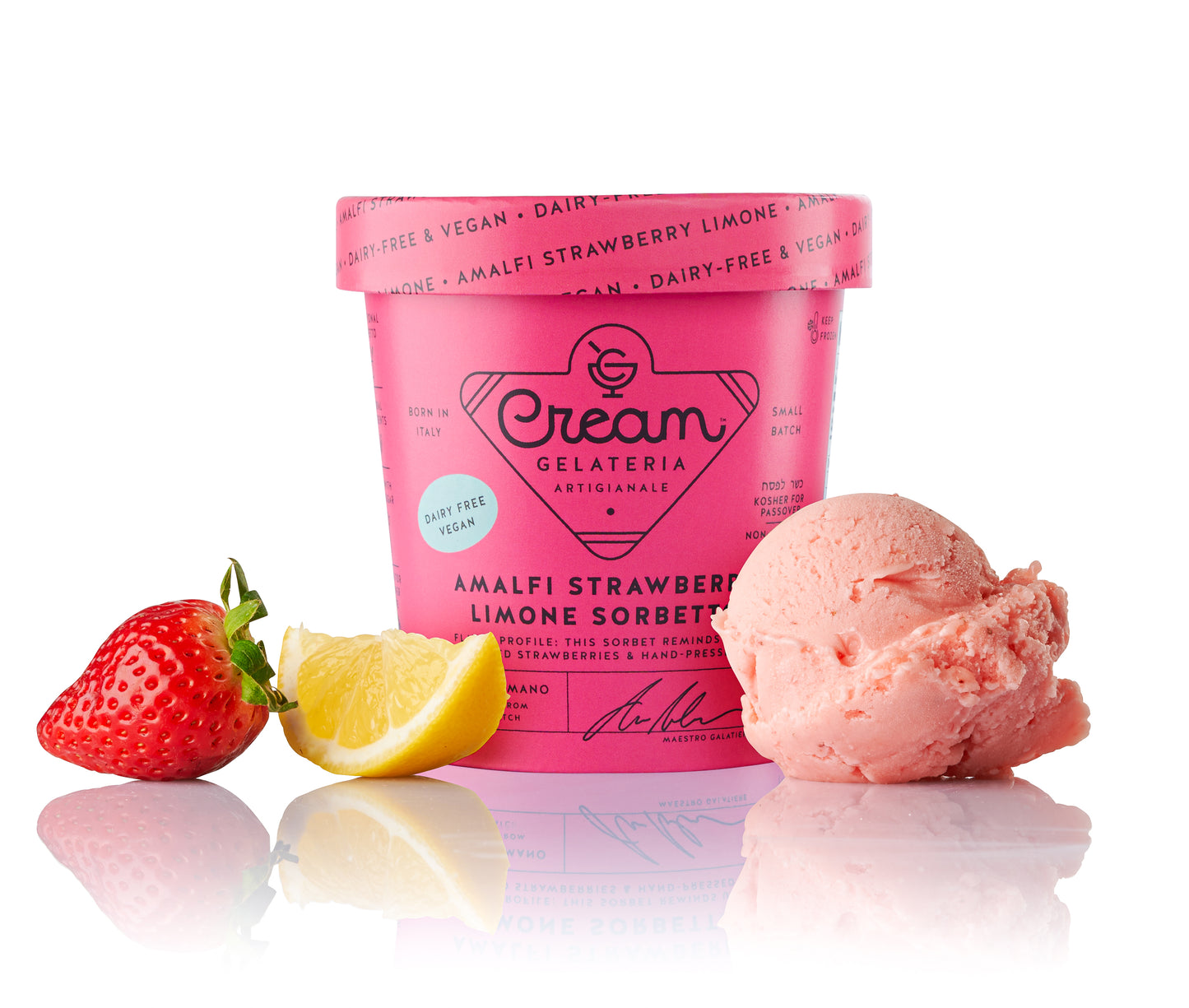 KFP Parve Strawberry Lemonade Sorbetto
